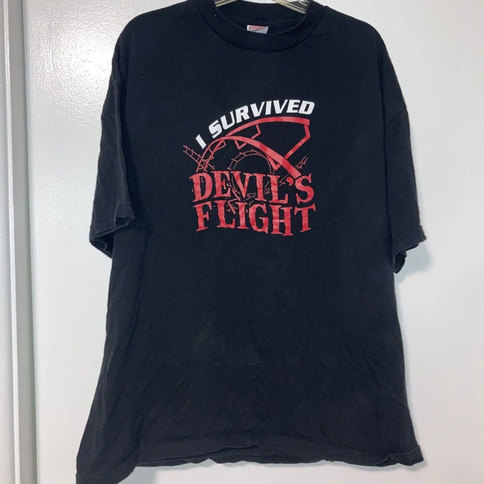 Окончательное назначение, 3 XL, я пережила, дьявол, летная футболка, черная, взрослая