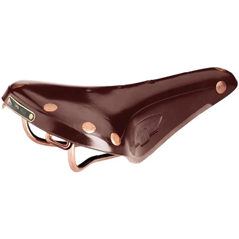 B17 Standard Bike Saddle - Brown/Honey Color, Comfortable for Touring & Variable Speed Cycling