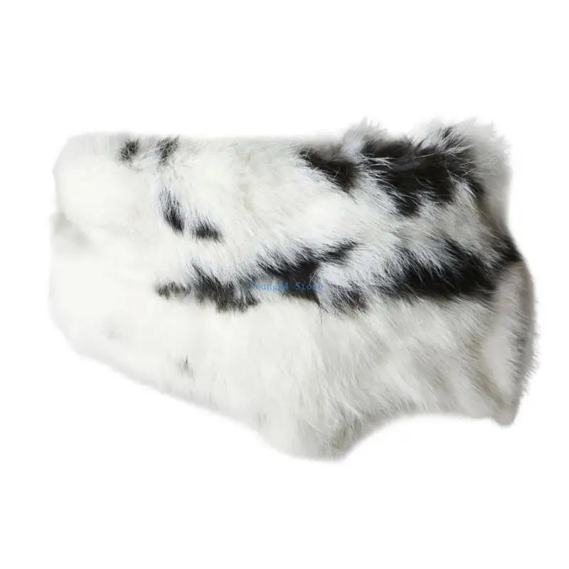 P8DB حزام مشد فاخر للحزب فروي أفخم فو الفراء حزام خصر حزام الخصر الساخن فتاة حزام نادي الخصر الإكسسوار #2