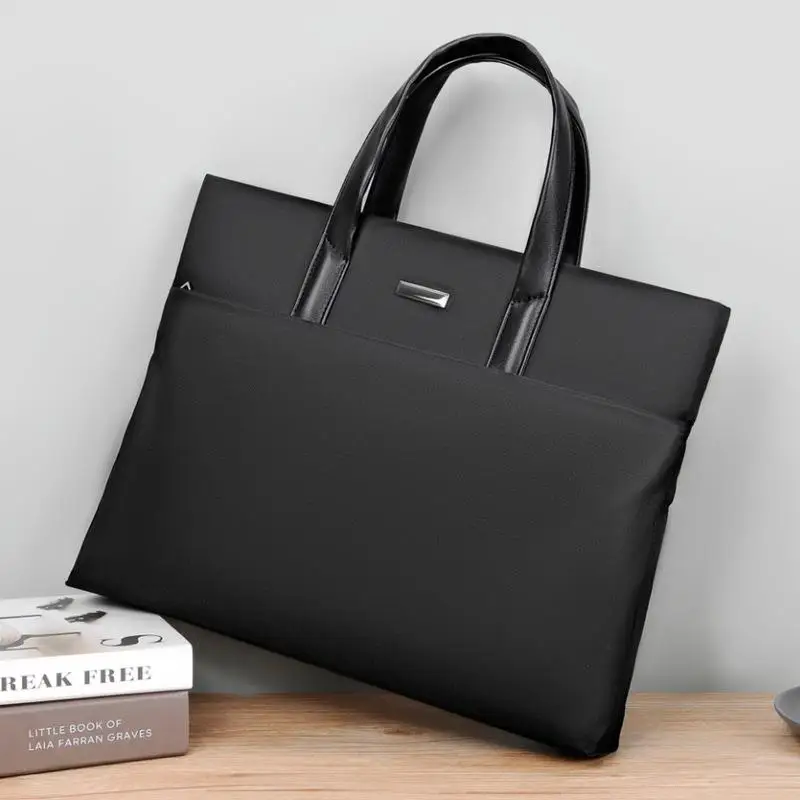 Lightweight Briefcase for Men Business Casual Handheld Computer Bag Large Capacity Single Shoulder Bag Crossbody Bag