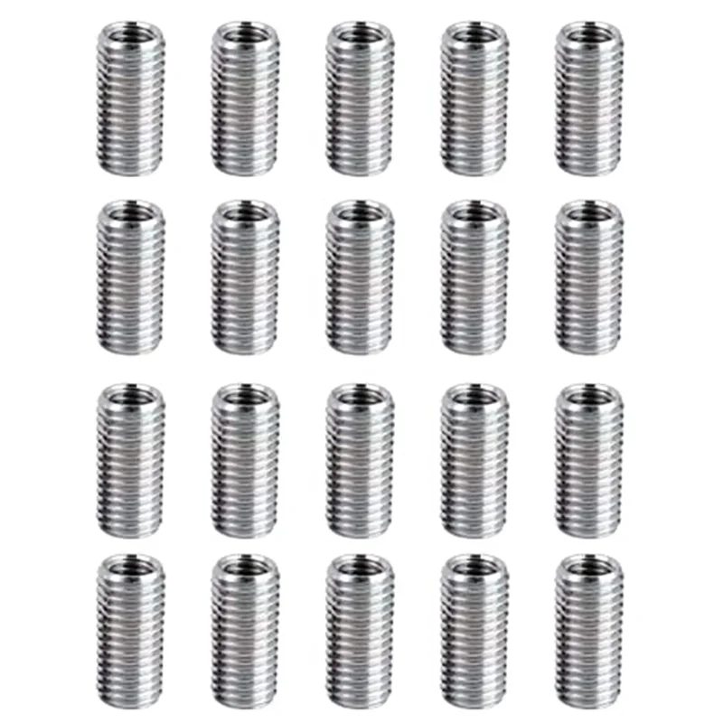 

20 Pcs Thread Reducing Nuts, M8 Male to M6 Female Thread Screw Sleeve Bolt Conversion Nuts, Threaded Reducers Adapters