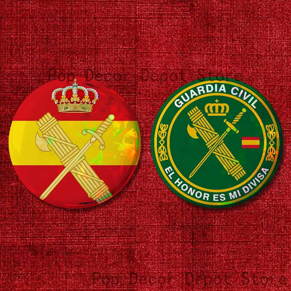 

Spanish Civil Guard 32mm 58mm 75mm 44mm 25mm Anime Badges Brooches DIY Pins Decorations Birthday Valentine Gifts