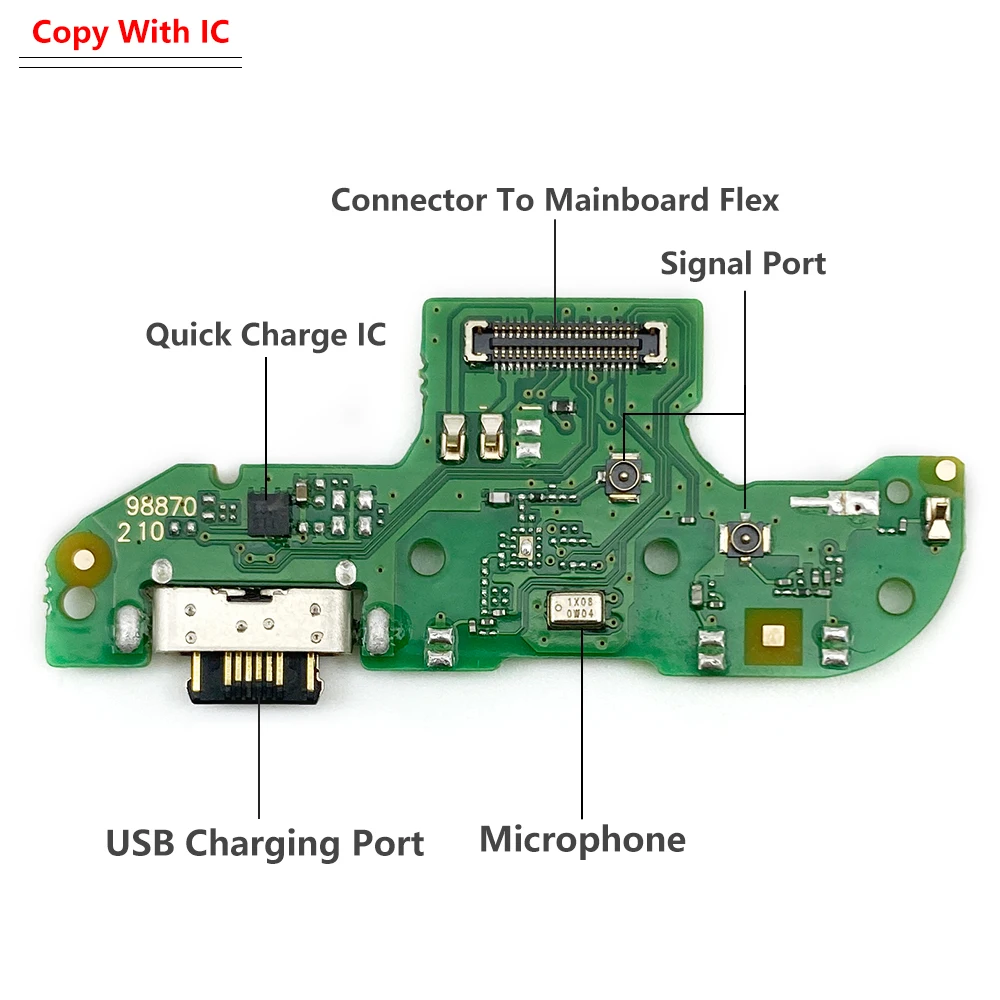 NEW USB Charging Port Dock Plug Socket Jack Connector Charge Board Cable For Motorola Moto One Fusion Plus Hyper Macro Vision