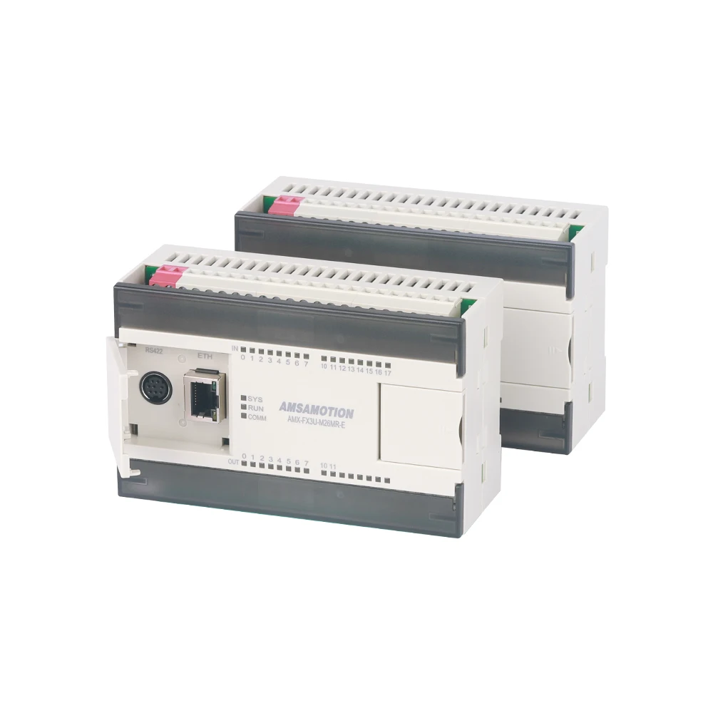 AMX-FX3U-M26MR-E M26MT-E aggiornamento PLC sostituire per Mitsubishi MELSEC PLC 4AI/2AO MODBUS analogico