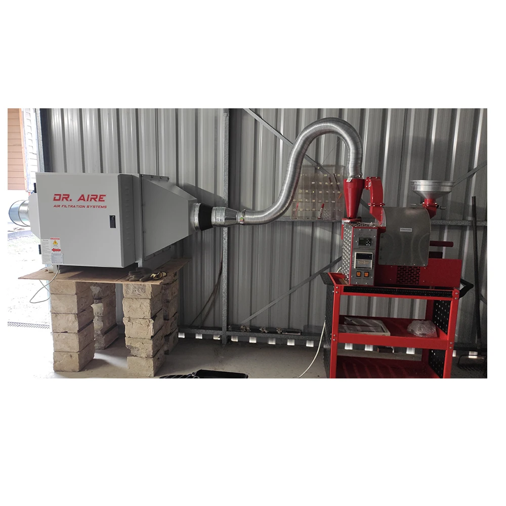 

DR AIRE 98% Fume Removal Rate Electrostatic Precipitator Esp Coffee Roaster Smoke Filter