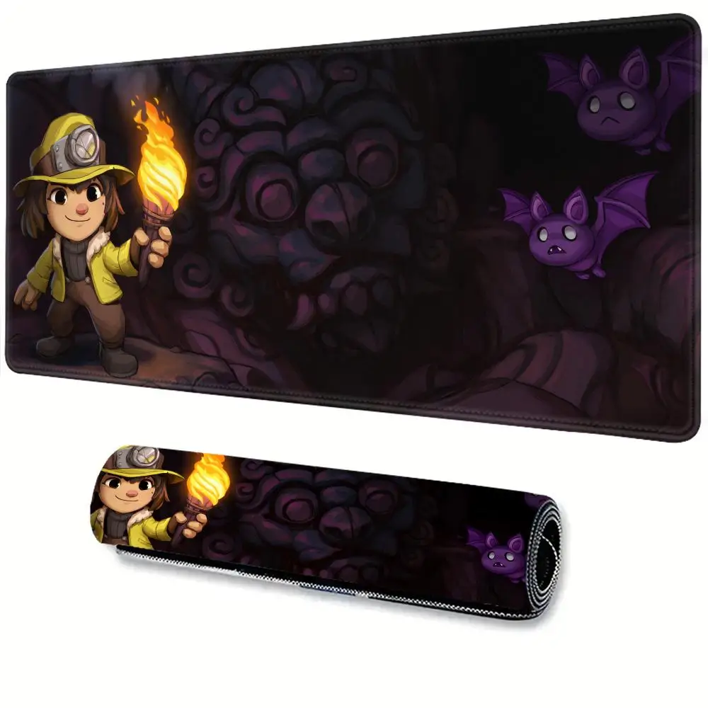 

Spelunky 2 Large Mouse Pad Gaming Mouse Pad PC Gamer Computer Mouse Mat Big Mousepad Silicone Carpet Keyboard Desk Mat Mause Pad