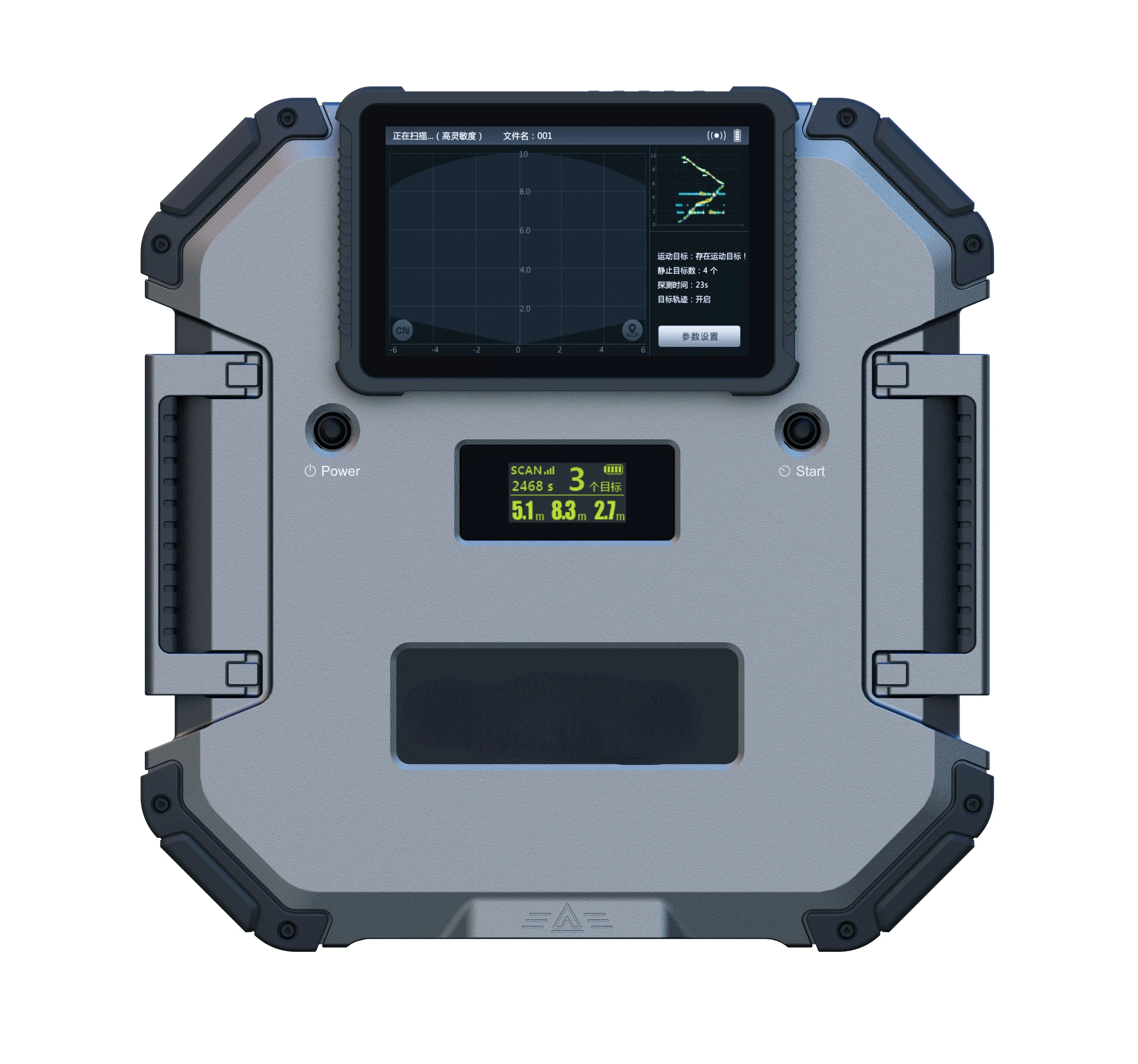 Hostage rescue through wall radar system with 3D image