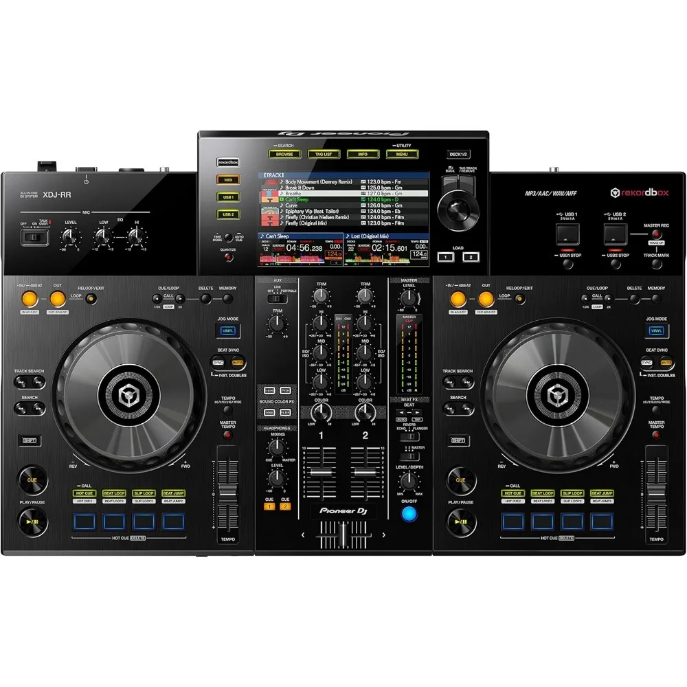 

Профессиональный 2-канальный DJ-контроллер XDJ-RR с программным обеспечением Rekordbox, отправленный из США