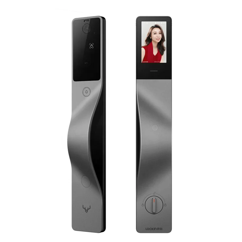 V5Max-7 Lock In Palm Vein 3D Face Recognition Visual Camera Homekit Mihome Smart Intelligent Electronic Fingerprint Door Lock