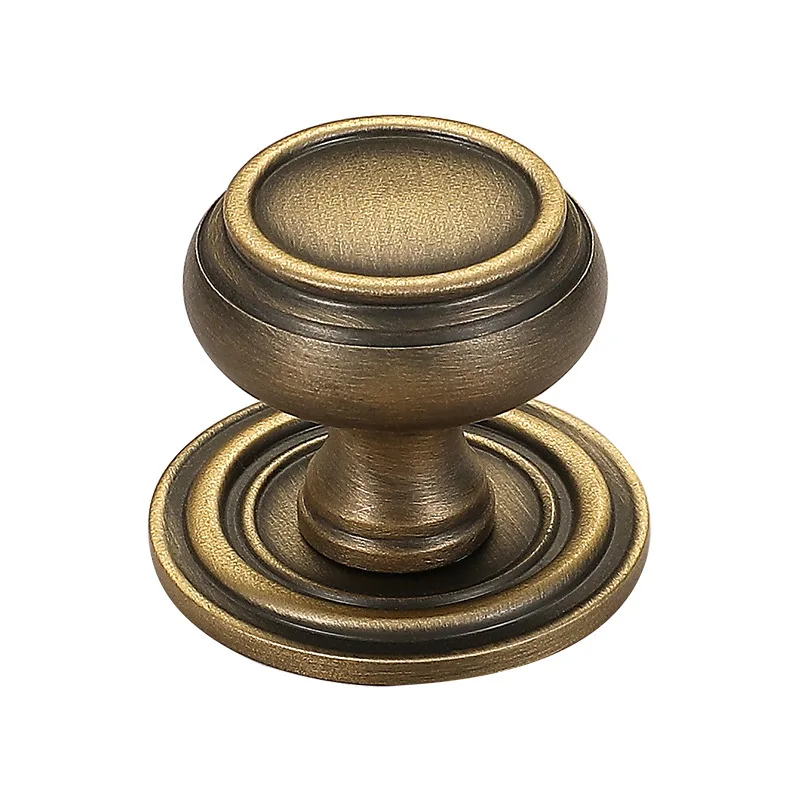 ใหม่จีน Retro ทองเหลืองตู้ดึงตู้เสื้อผ้าประตูเรียบง่ายลิ้นชักและฮาร์ดแวร์เฟอร์นิเจอร์ Handles