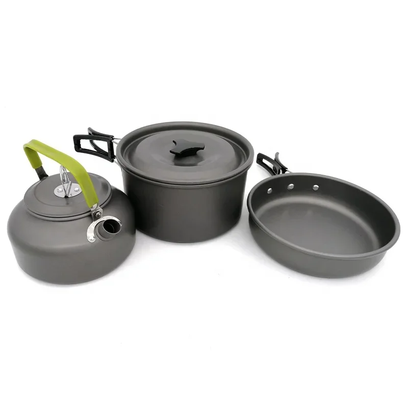 Outdoor Tableware Hiking Camping Cookware Set Picnic 2-3 preson camping cooking set