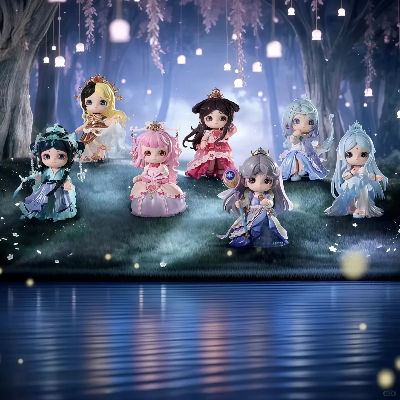 Hot Heyone Blind Box Figure Qimo Charming Anime Character Collectible Ornament Desktop Display Decor Gift for Adult Collectors