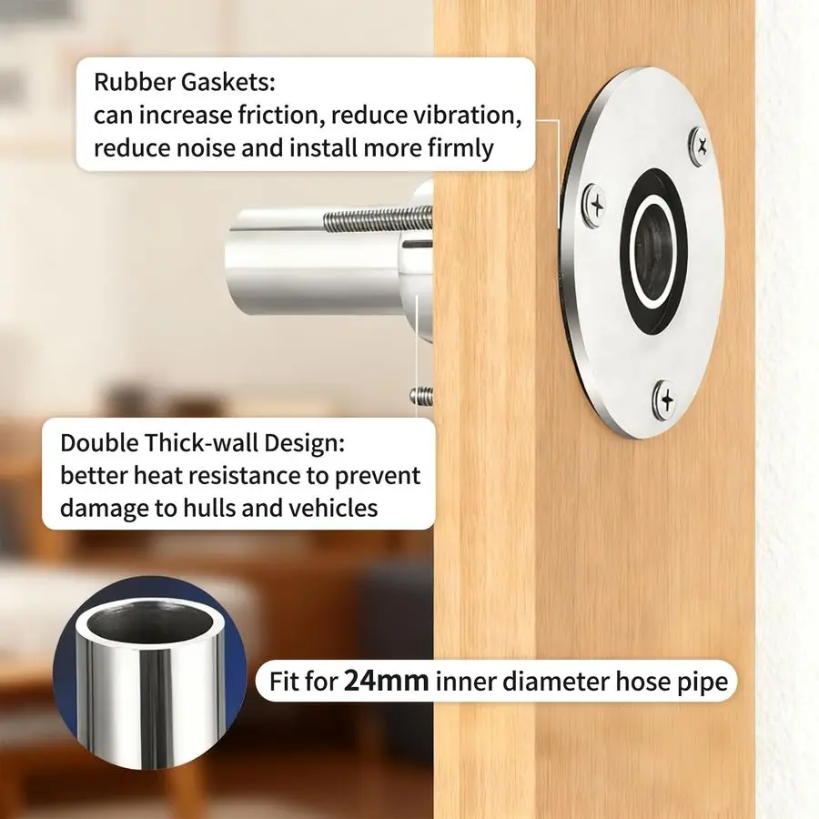 Silenziatore marmitta di scarico per riscaldatore di parcheggio diesel con connettore a gomito con flangia a muro per tubo di scarico per riscaldatore diesel cinese, f