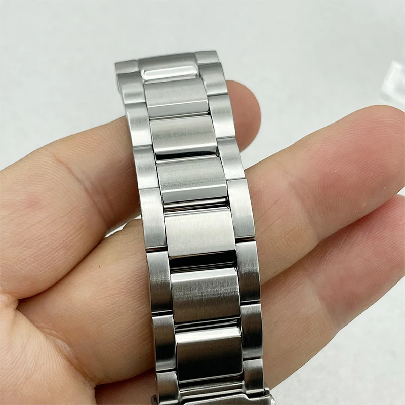 Solid 20mm Width Stainless Steel SPB185/187 Watchband Suitable For Diver Watch Bracelet Deployment Buckle