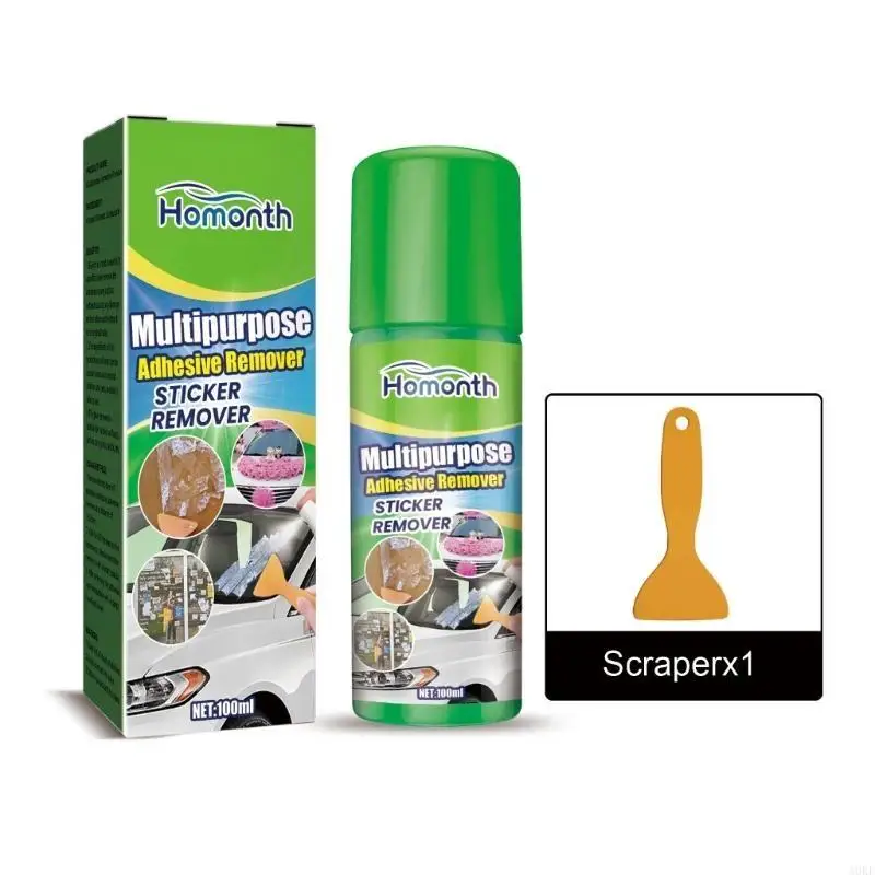 

A0KE Effective Adhesive Remover Sticker and Label Remover No More Residues Easy Clean