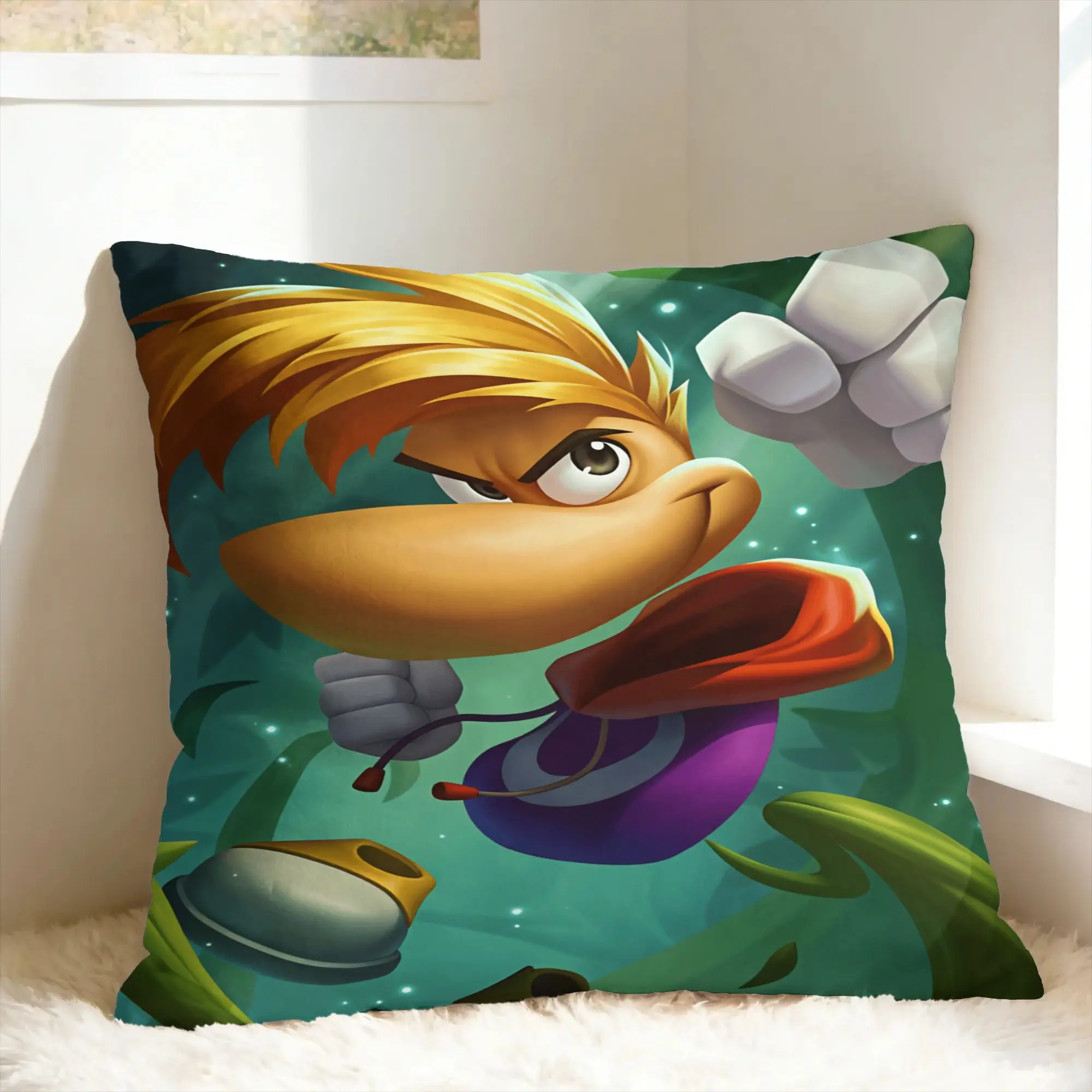 Flying fist attack Raymans Pillowcases  Morden Pillow Case For Wedding Party Home Decor Comfy Pillow Cover
