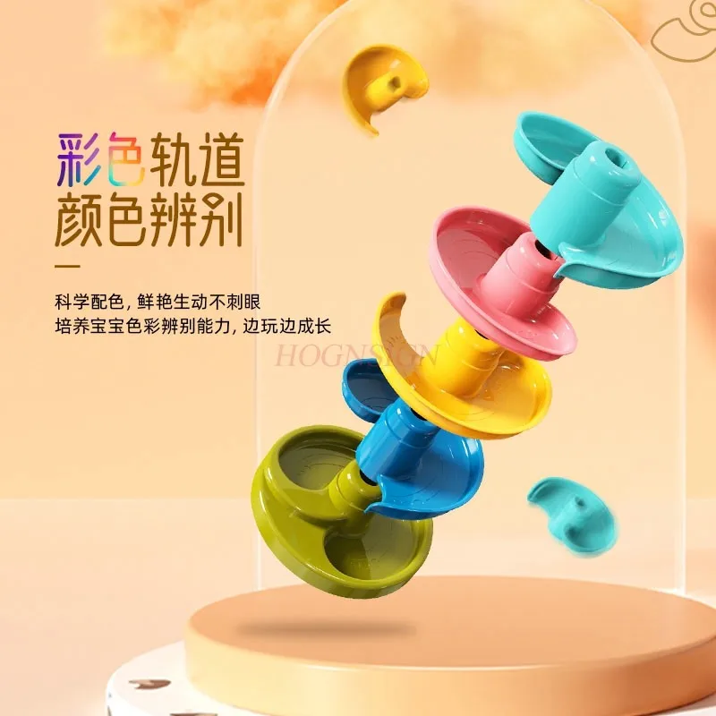 Radosna kula rolująca i wieża z kulkami dla dzieci powyżej 6 miesiąca życia Zabawna tor kulkowy do wczesnej edukacji