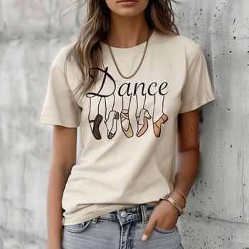 Love to Dance T-Shirt Damen Grafik Anime Japanisches T-Shirt Mädchen Harajuku lustige grafische Kleidung