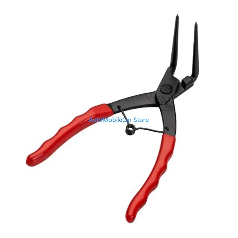G8TE Precise Long Nose Circlip Rings Pliers for Small Space Comfortable Handle Narrow Work Environment Confined Areas