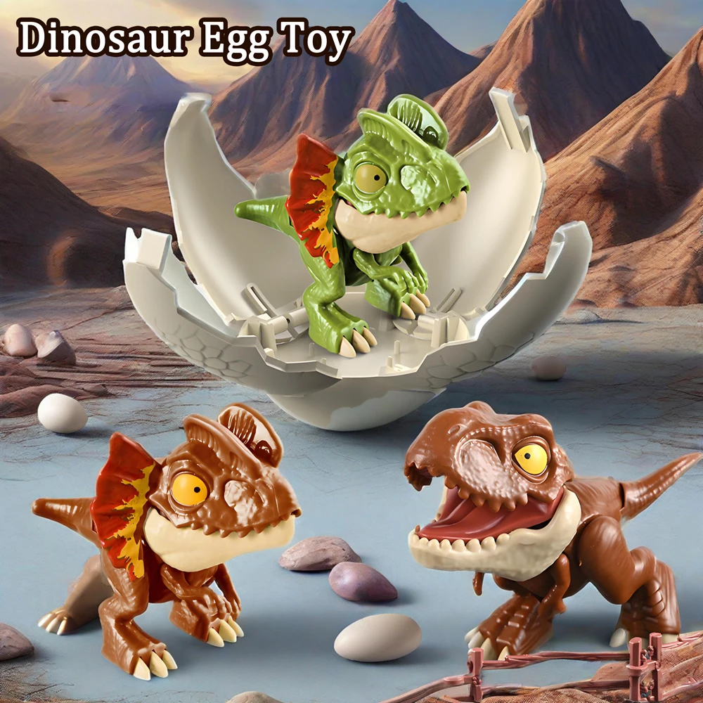 Bonito surpresa mistério caixa cega original brinquedo das crianças dinossauro ovo bonito mordida dedo t rex caixa cega modelo animal presentes de aniversário
