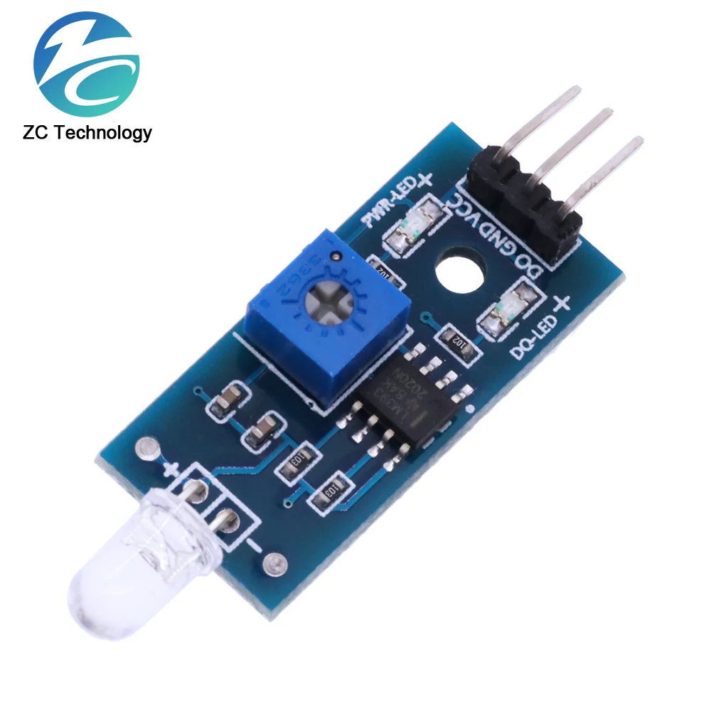 3.3V-5V 3PIN Photodiode Module LM393 Light Sensor Switch Module for Arduino Raspberry Pi Photosensitive Diode Detection Switch