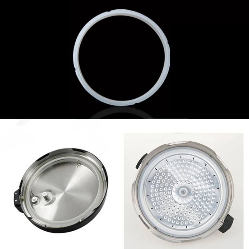 18/20/22/24cm Silicone Rubber Gasket Cooker Lid Sealing Ring Electric Pressure Cooker Replacement for 2-6L Cooker Gaskets