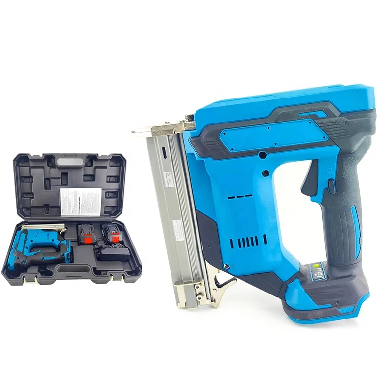 2.0Ah Li-Ion Battery Cordless Nailer Battery Power Tool Nailer Gun Strong Concrete Nail Gun