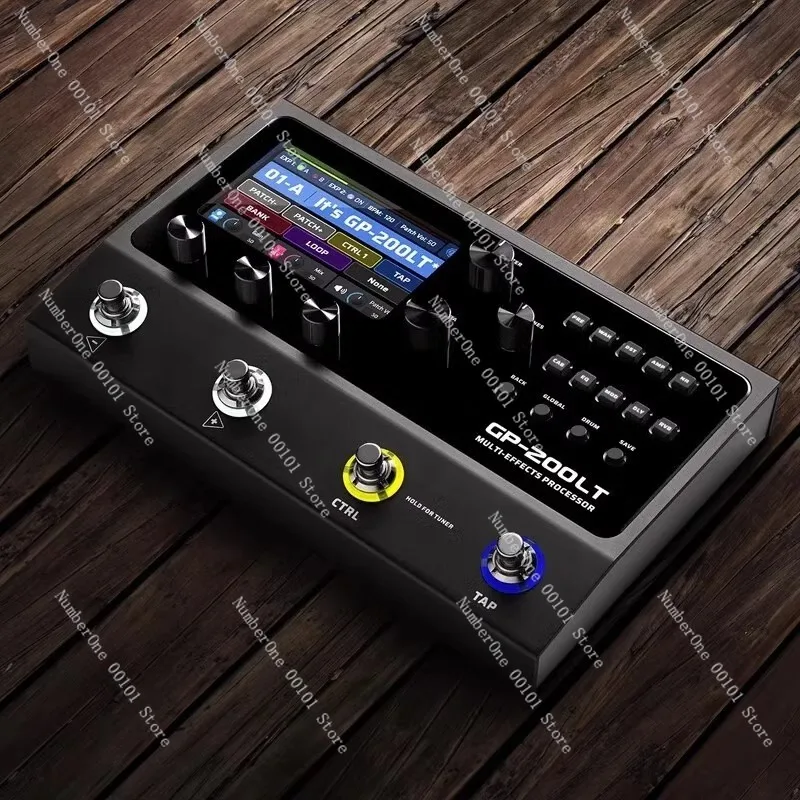 GP100/GP200 متعدد التأثير دواسة الجيتار النمذجة الرقمية تأثيرات الغيتار الكهربائي المعالج للاستوديو والاستخدام المباشر