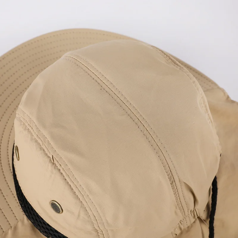 Fishing Hat with Neck Flap and UPF 50+ Sun Protection Brim Bucket Sun Hat Cap for Men and Women