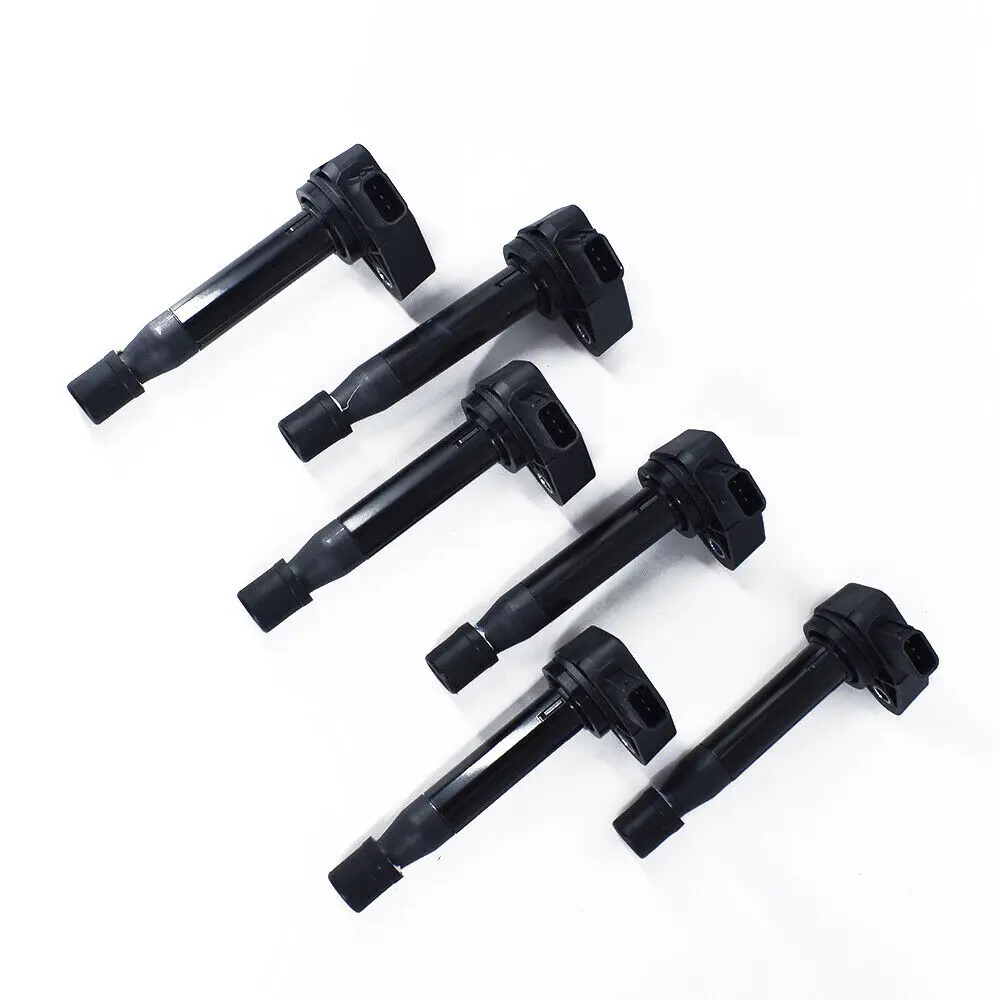 6Pcs Ignition Coil 30520-P8E-A01 30520-PVF-A01 30520-P8F-A01 For Honda Accord Odyssey Acura CL TL 30520P8EA01 30520PVFA01