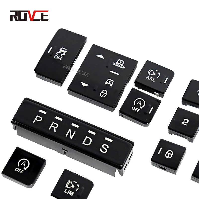 ROVCE Car Terrain Mode Switch Button Cover for Land Rover Range Rover Vogue 2013-2017 For Range Rover Sport 2014-2017