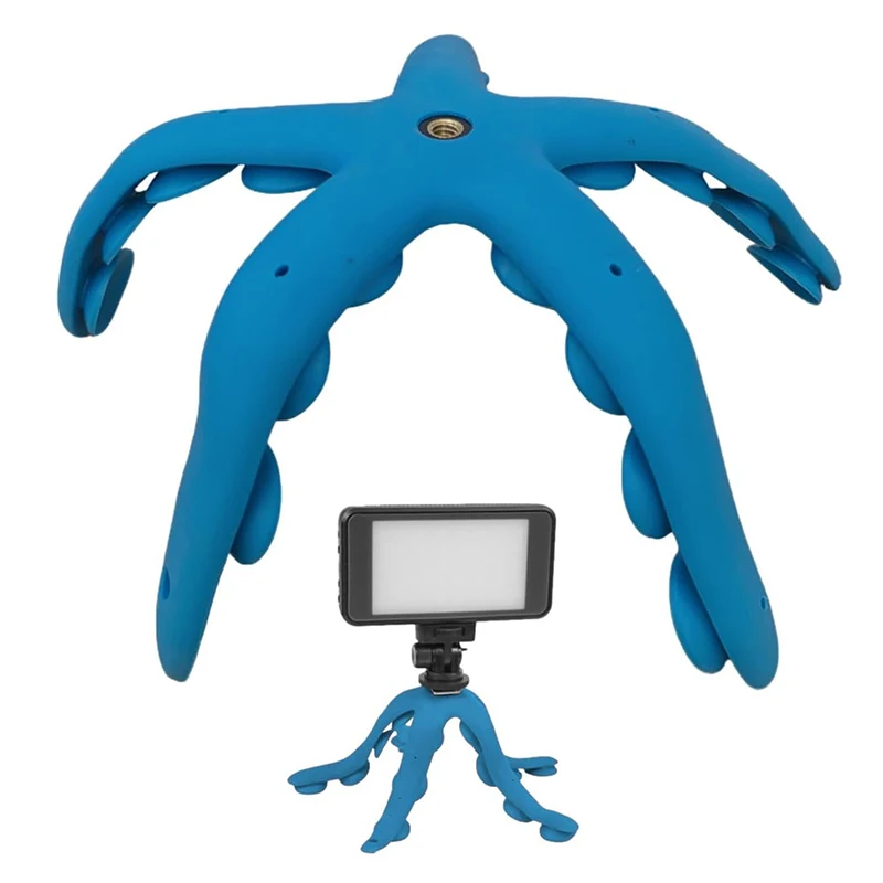 Octopus Tentacle Phone Stand Flexible Suction Cup Mount Bendable Mobile Phone And Action Camera Holder