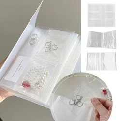 Travel Jewelry Organizer Ring Earrings Necklace Storage Jeweler Book Transparent Bag Packaging Display Jewellry Photo Album