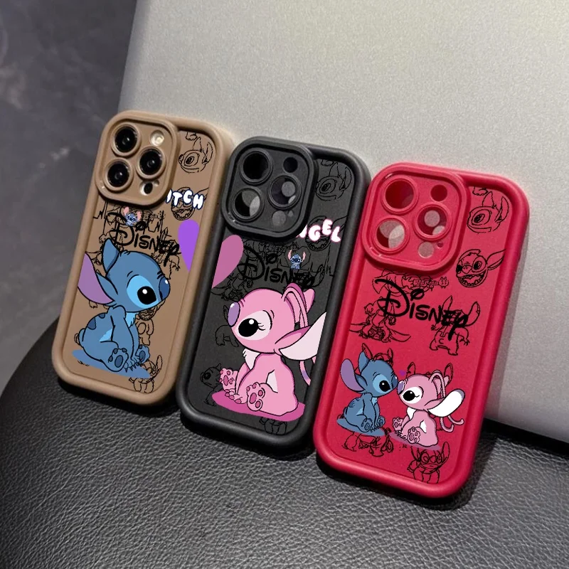 Funda de silicona de Ángel de punto de dibujos animados para Infinix Note 50 40 30 Pro Plus 50S 50i Smart 10 Plus 9 8 7 5 HOT 50 40 30 30i 40i