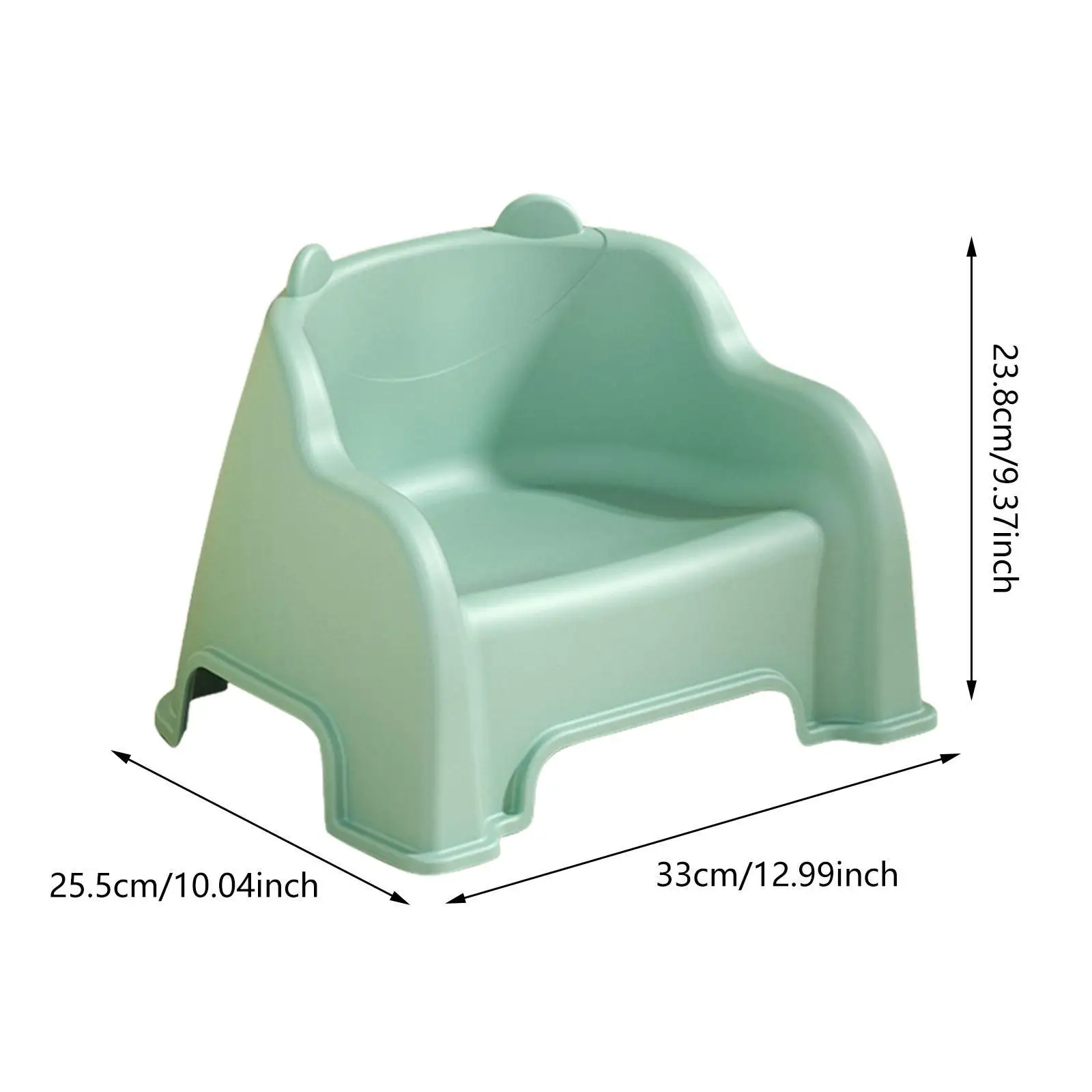 Small Stool Sturdy Lightweight Foot Stool Under Desk Footrest Shoe Changing Stool with Back Support Step Stool for Kitchen image 6