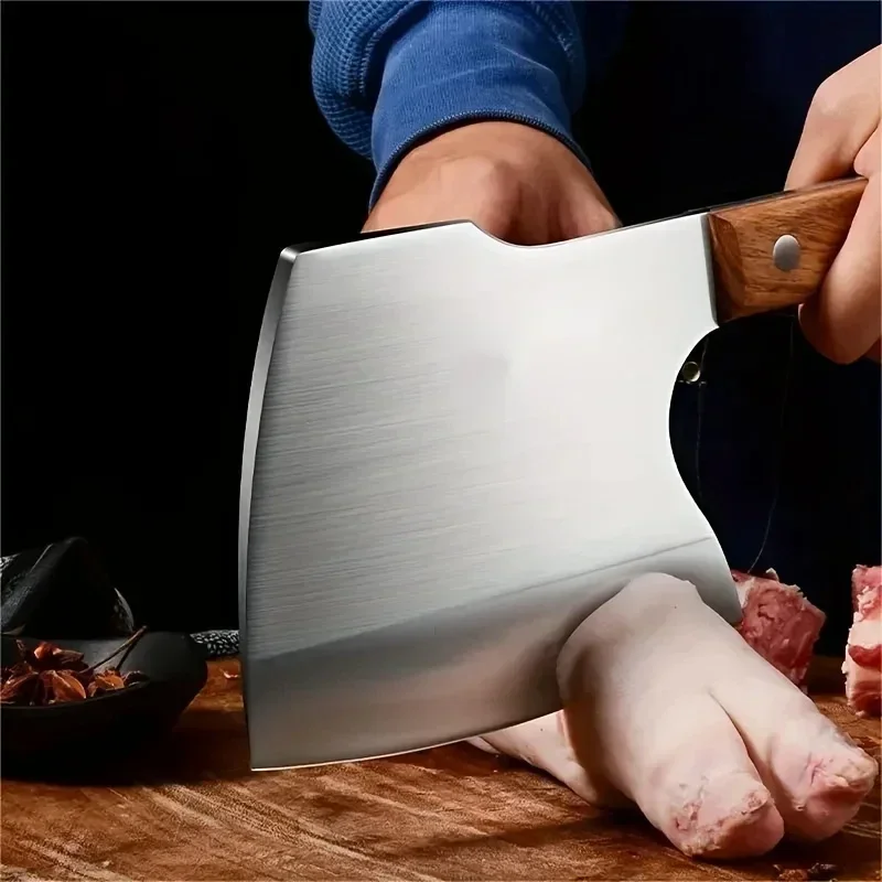 Axe bone chopping knife bone chopping knife household axe heavy duty bone chopping knife stainless steel tool