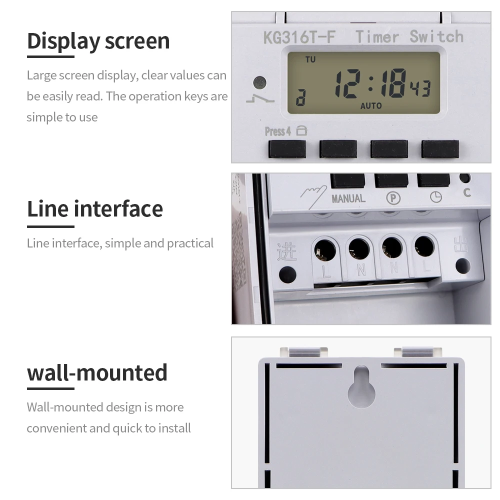 New Arrivals 220V Time Control Switch Timer Waterproof Timing Switch Time Controller with Automatic Switch