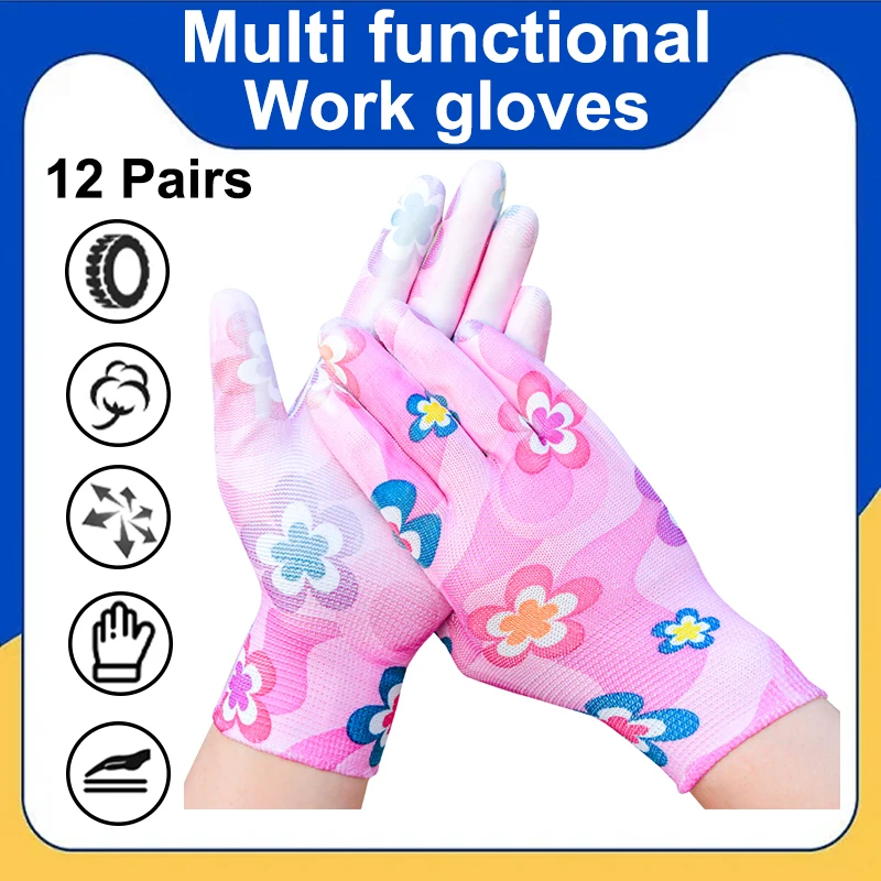 Multi-Purpose Gardening Work Gloves, Labor Protection Gloves, Wear-Resistant, Anti-Slip, Breathable, Comfortable Safety shoes