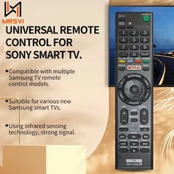 RMT-TX100U Universal Remote Control for Sony-TV-Remote for All Sony Bravia LCD LED HD Smart TVs with Netflix Buttons