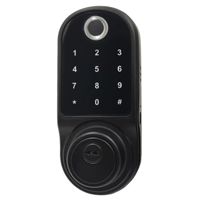 

AAAEL-Smart Door Lock Can Be Operated By Fingerprint Sensor, Remote Intercom App, Smart Door Lock