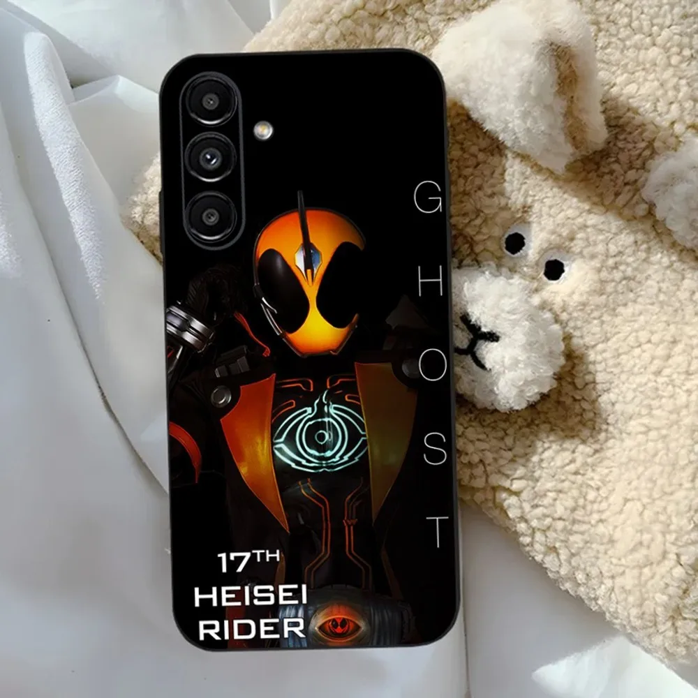 K-Kamen Rider Anime Phone Case For Samsung S24,23,22,30,21,10,9,Ultra,Plus,Lite,FE,5G Black Soft Case