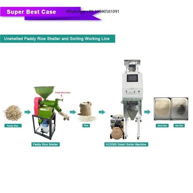 Small Rice Corn Wheat Millet Grain Plastic Salt Quinoa Nuts Seeds Tea Coffee Beans Color Sorting Machine Color Sorter Machine