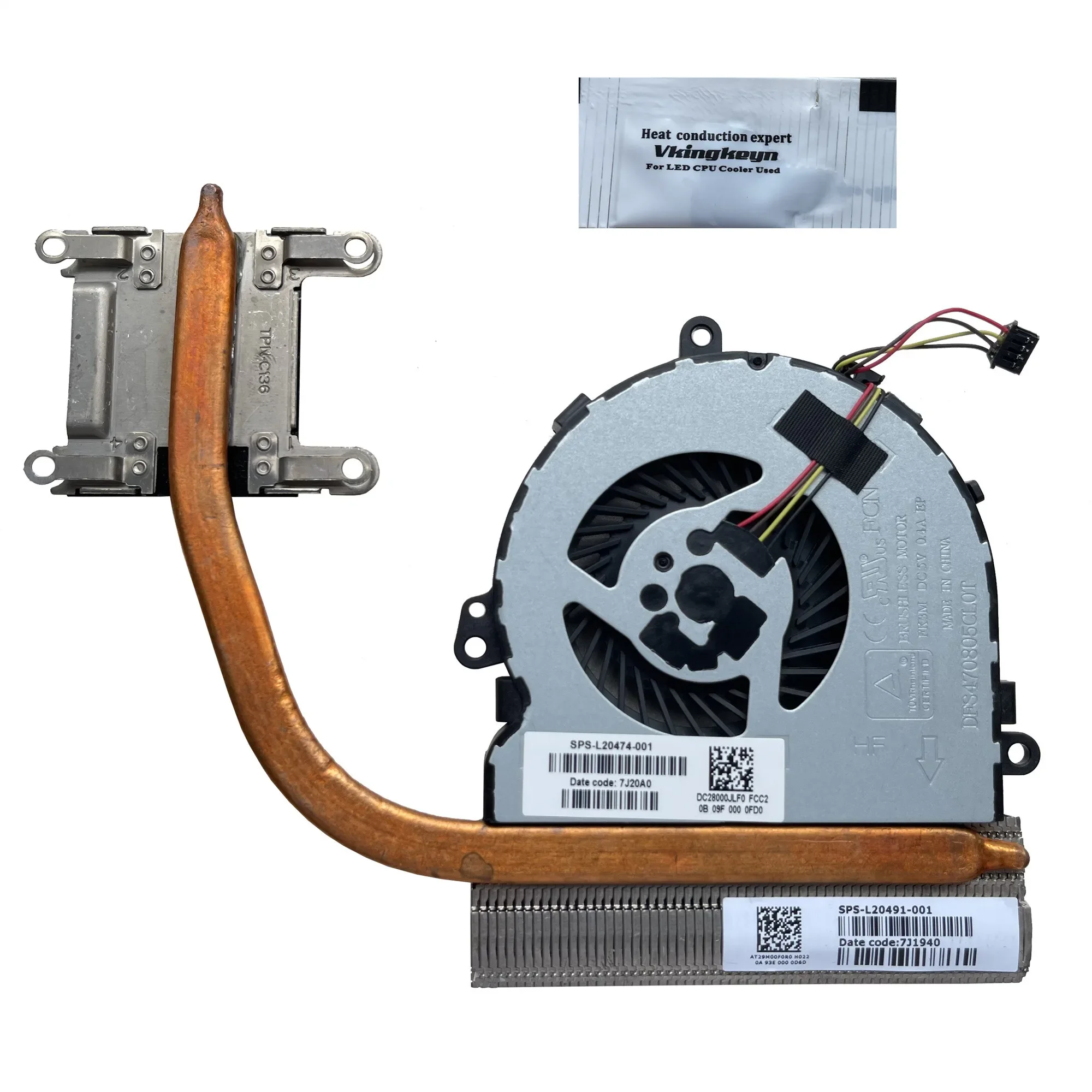 Ventola compatibile con HP 15-BS086NR 15-bs086TU 15-bs086TX 15-BS087CL 5 V