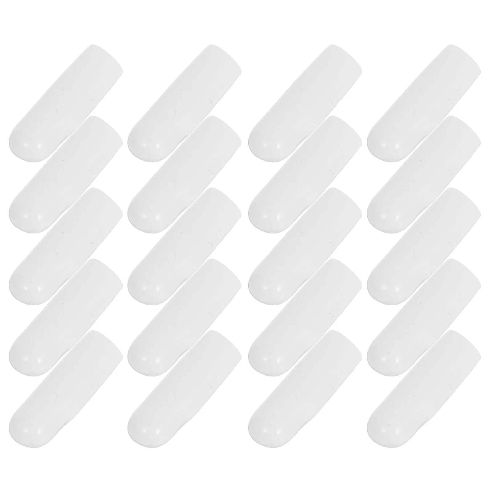 

500pcs Hangers Accessories White Rubber Caps Wire Hooks Screw Ends Garment Rack Closet Organization Storage Clothes Thread