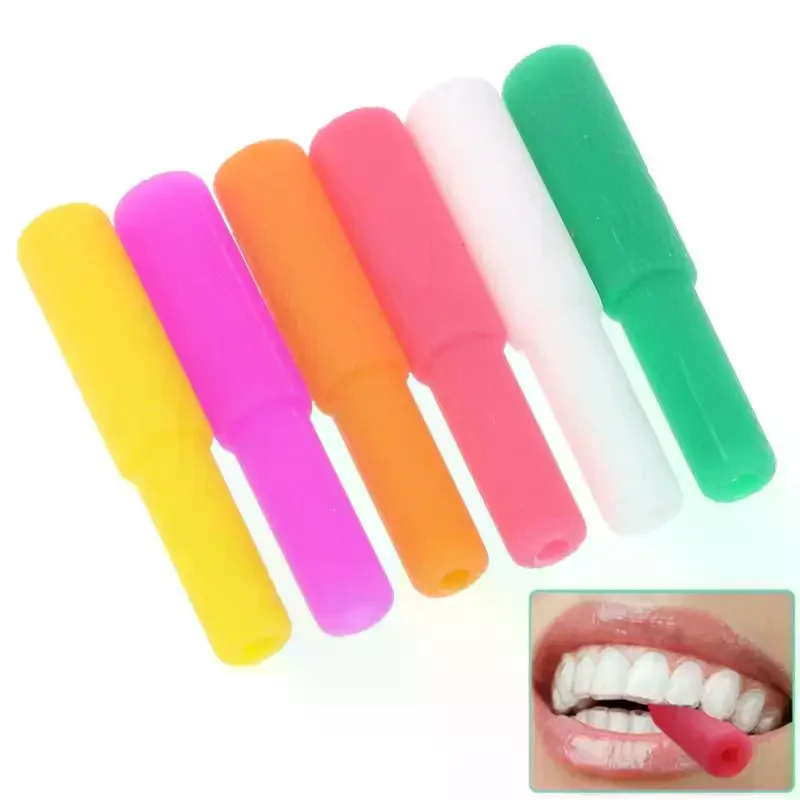Silicone Teeth Stick Flavored Bite Dental Aligner Chewies Bite Chewies Prevent Face Distortion Dentist Tools Oral Care Tool 1Pc