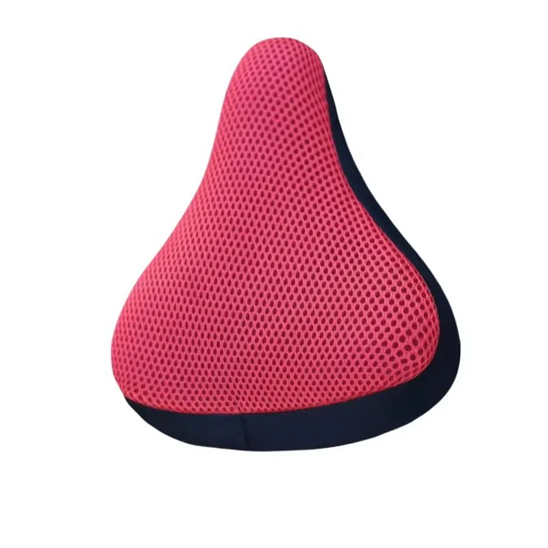 1/2PCS 3D Soft Silicone Bike Seat Cushion Breathable Comfortable Saddle Pad Universal Cycling Saddle Cover for Men Women image 5