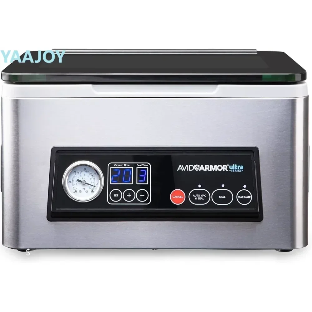 

Chamber Vacuum Sealer Machine USV20 Ultra Series for Wet Foods,Meat Vacuum Packing Machine,Compact W/11.5-Inch Vaccum Sealer Bar