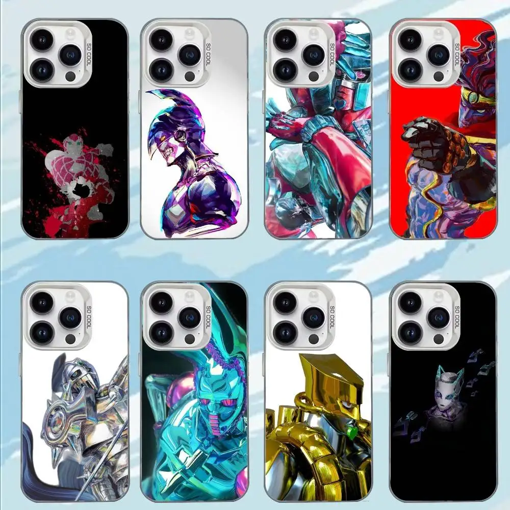 

Anime J-JOJO S-Stand Phone Case For iPhone 17,16,15,14,13,12,11,Mini,Pro,MAX Matte Shockproof Phone Case