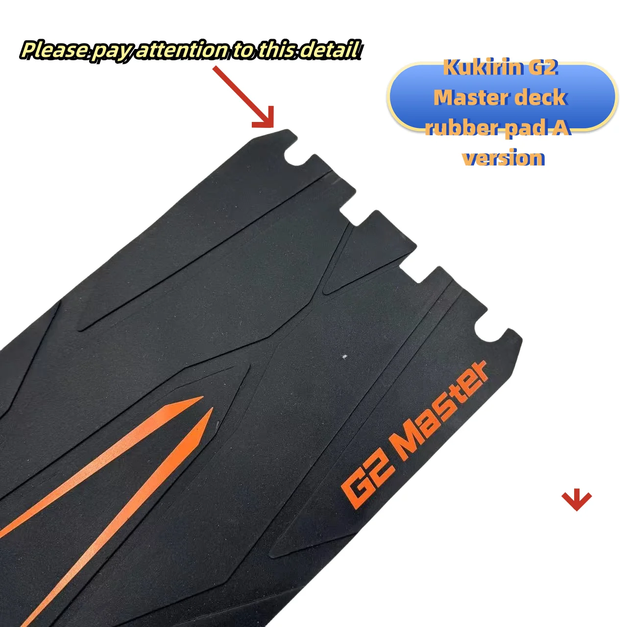 Original Deck rubber pad for KUGOO KIRIN Kukirin G2 Master  A  And  B  Version Foot Pad Electric Scooter Replacement Spare Parts