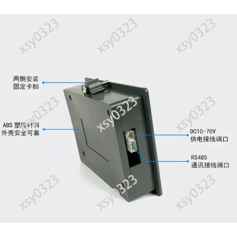 3.5 Inch Touch Color Screen Coulomb Meter RV Battery Capacity Display Bidirectional Current Tester